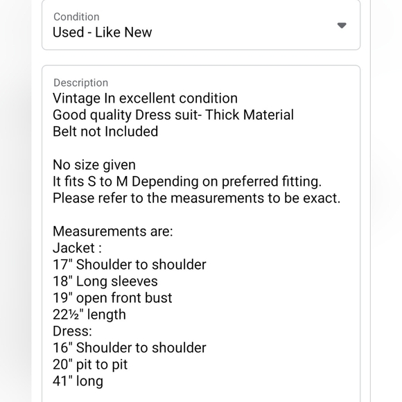 VTG 60's Puritan Forever Young Black Shift Dress W/ Cropped Blazer/ 2pcs Set - Picture 9 of 9